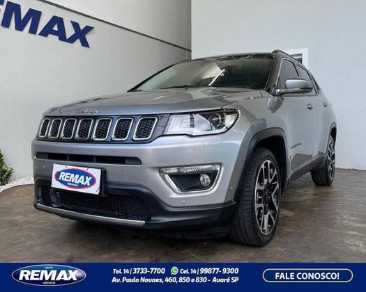 JEEP COMPASS 2.0 16V FLEX LIMITED AUTOMÁTICO JEEP COMPASS 2.0 16V FLEX LIMITED AUTOMÁTICO